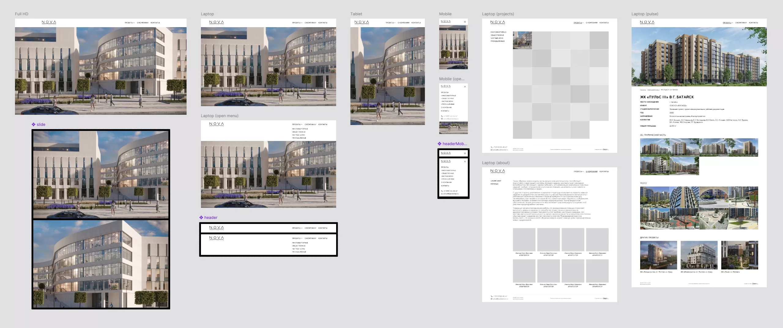 Дизайн Главной