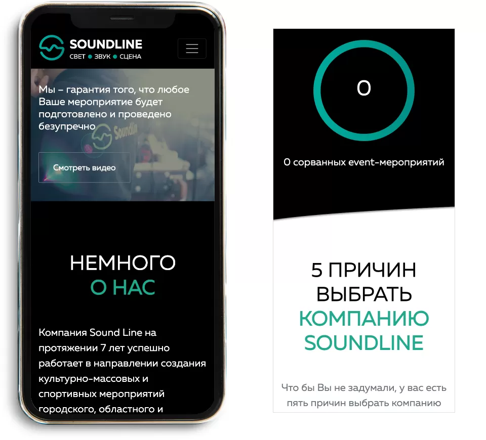 Дизайн мобильной версии