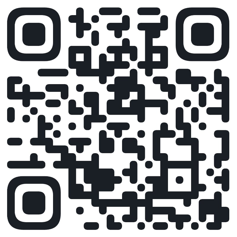 QR-код для перехода в Telegram с телефона